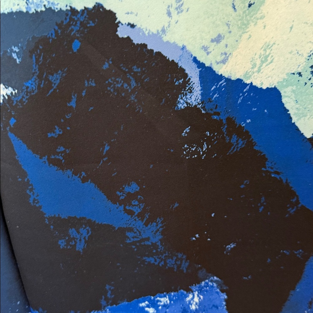 Calvin Klein Blue Abstract Midi Sheath Dress - Picture 4 of 7